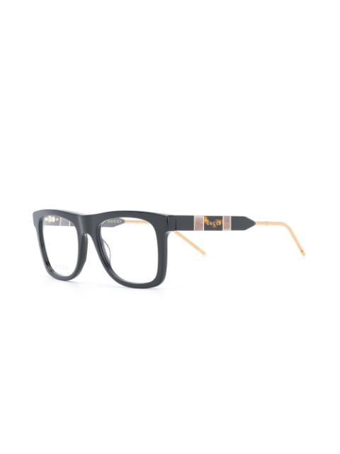 square frame optical glasses