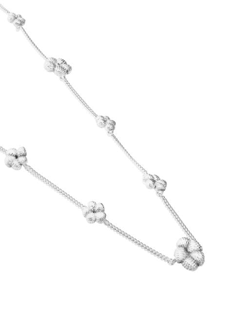 Bordados sterling silver necklace