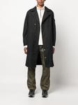 Ghost Compass-patch parka coat