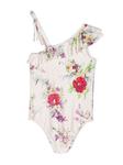 floral-print asymmetric swimsuit