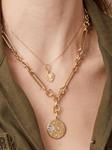 18kt yellow gold Mixed Clip chain