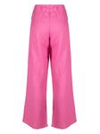 high-waisted linen pyjama bottoms