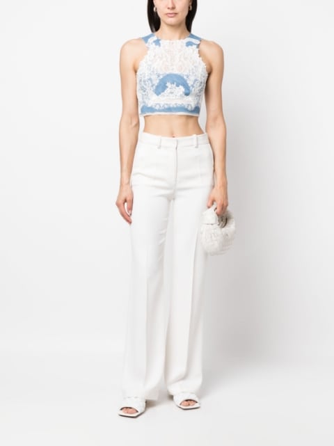 chantilly-lace cropped top