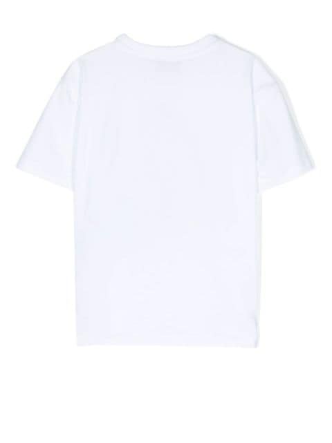 shark-print short-sleeve T-shirt