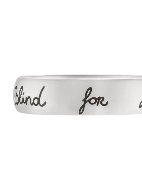  Blind For Love  ring in silver