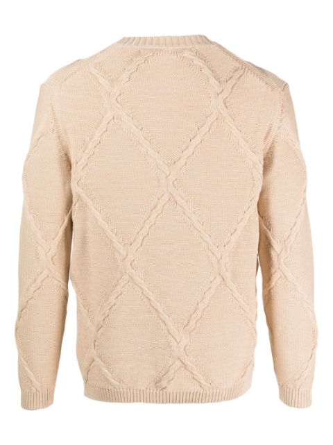 textured cotton jumper