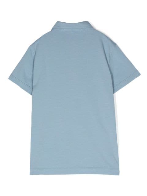 plain short-sleeved polo shirt