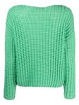 open-knit cashmere jumper