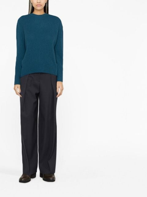 Ridley ribbed-knit cashmere jumper