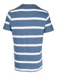 logo-embroidered striped T-shirt