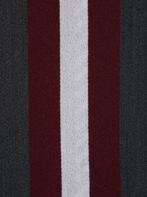 multi-pattern virgin wool scarf