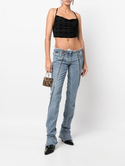 2000s zip-fastening jeans