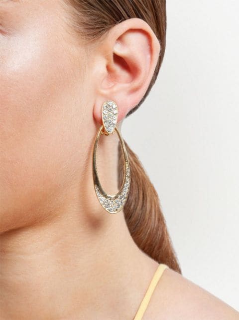1990s door knocker clip-on earrings