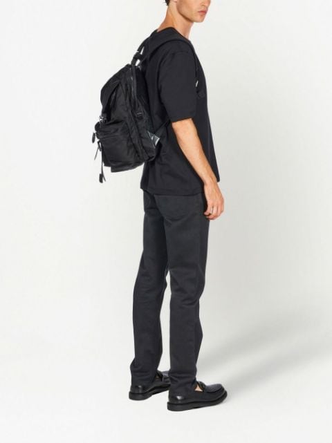 Gancini-buckle technical backpack
