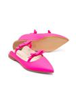 bow-detailing pointed-toe ballerinas