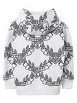Oak Leaf Crest cotton hoodie