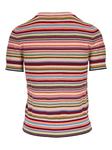 striped knitted T-shirt