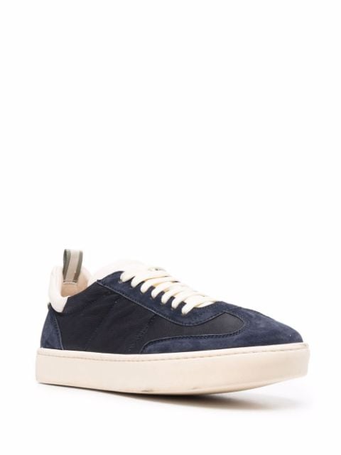 suede lace-up sneakers