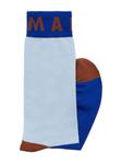 colour-block logo-print socks