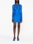 twisted cut-out minidress