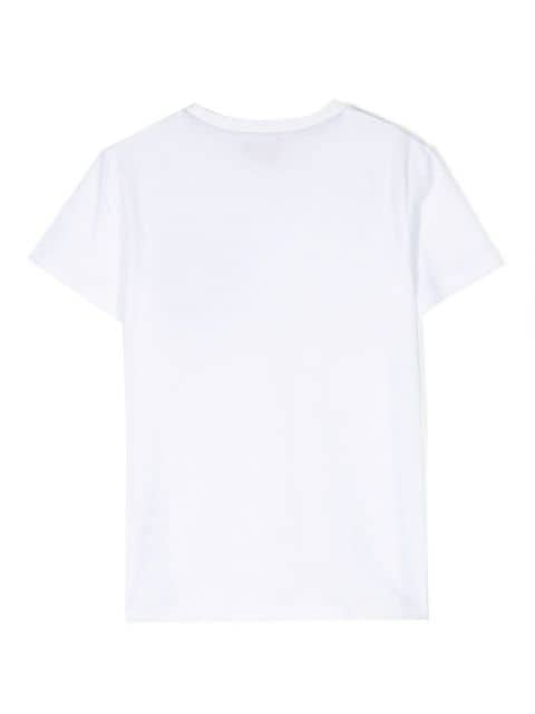 contrasting patch-pocket T-shirt